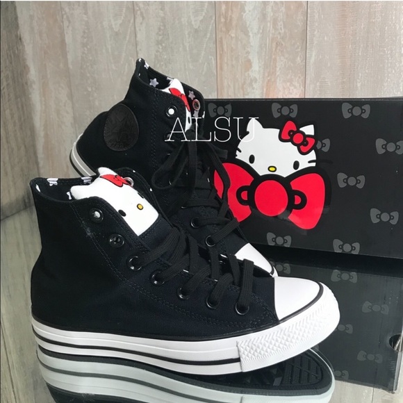 Converse Other - Converse & Hello Kitty Ctas HI Black Kid’s
